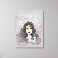 Wonder Femme Aigle et arbres