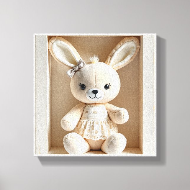 Toile Wonder Wall Art Elegant Bunny Belle (Recto)