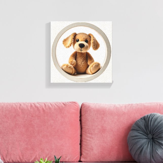 Toile Wonder Wall Art Puppy Love (Insitu(Salon))