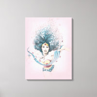 Wonder Woman and Flowers