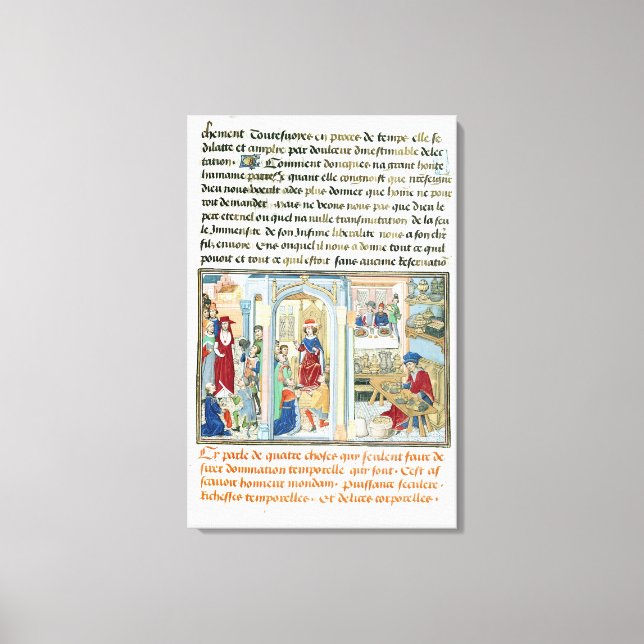 Toile Wordly Things, du Miroir d'Humilite (Recto)