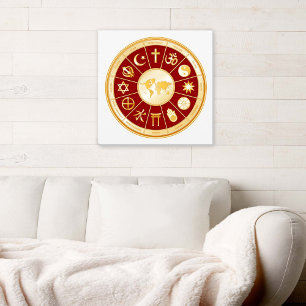 Toile World of Faith Canvas Art