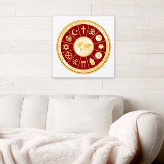 Toile World of Faith Canvas Art