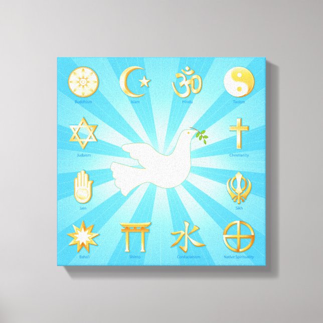 Toile World of Peace Canvas Art (Recto)