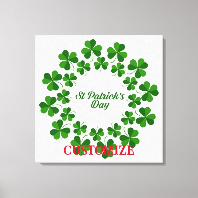 Toile Wreath de la Saint Patrick Thunder_Cove (Recto)