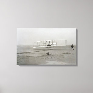 Toile Wright Brothers Kitty Hawk Premier avion de vol