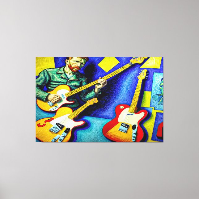 Toile WVVG, Art Style Van Gogh Abstrait (Recto)