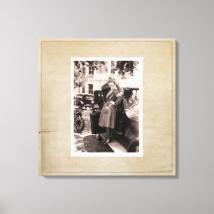 Toile WW1 Infirmière de la Croix Rouge Vintage rétro ave