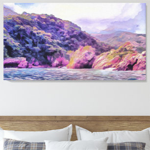 Toile Yelapa côtière à Puerto 1620 Art