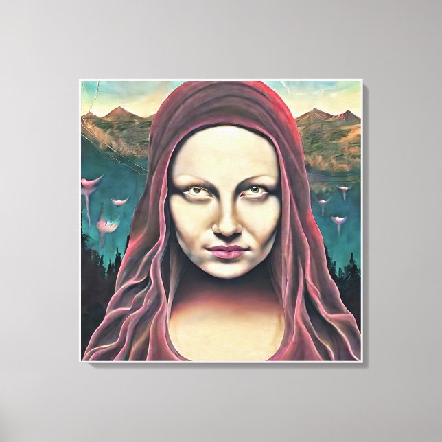 Toile Yeux de mona lisa (Recto)