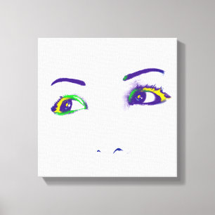 Toile Yeux lumineux