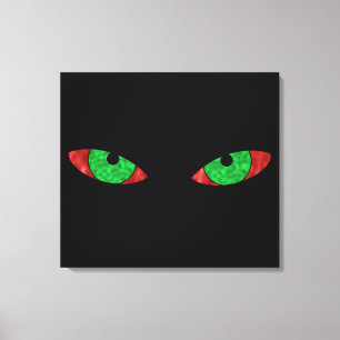 Toile Yeux verts mal