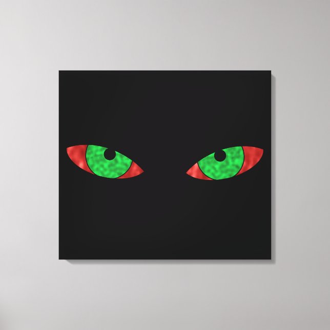 Toile Yeux verts mal (Recto)