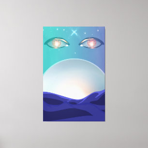 Toile yeux vigilants
