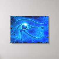YEUX WADJET DE HORUS Imaginaire bleu Imprimer