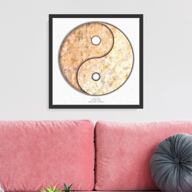 Toile Yin et Yang (Insitu(Salon))