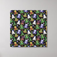 Yoga pose motif | Yoga sans couture motif 45