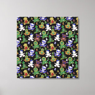 Toile Yoga pose motif Yoga sans couture motif 45