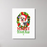 YORKIE CHRISTMAS MERRY WOOFMAS Dog Lover Yorkshire