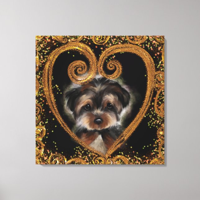 Toile Yorkie Poo (Recto)