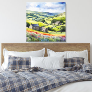 Toile "Yorkshire Meadowsong" Paysage Yorkshire Dales