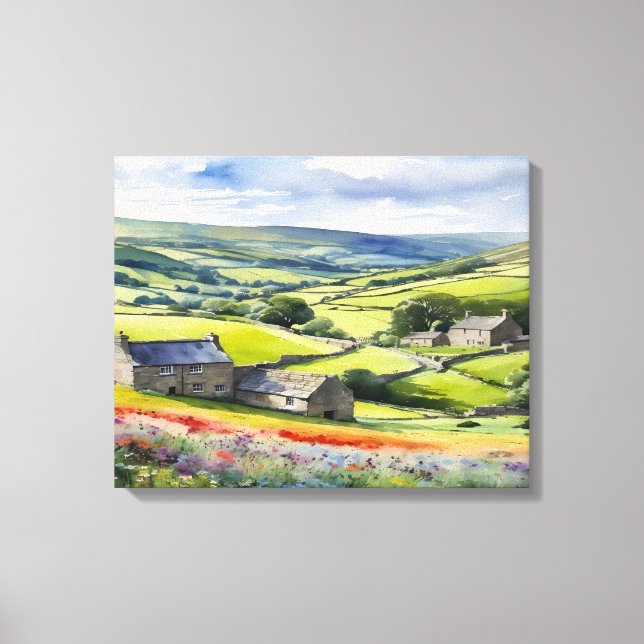 Toile "Yorkshire Meadowsong" Paysage Yorkshire Dales (Recto)