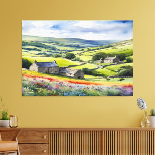 Toile "Yorkshire Meadowsong" Paysage Yorkshire Dales