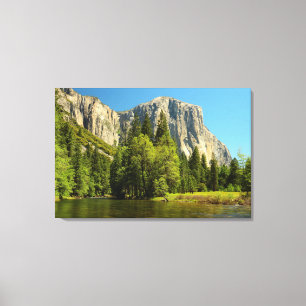 Toile Yosemite depuis le fond de la vallée, Sierra-Nevad