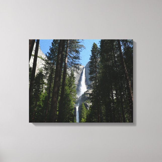 Toile Yosemite Falls et Woods Paysage Photographie (Recto)