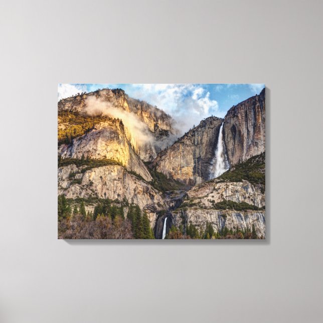Toile Yosemite Falls pittoresque, Californie (Recto)