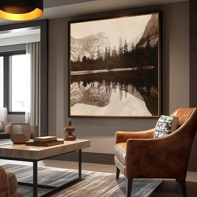 Toile Yosemite - Lac Mirror - Parc national (Créateur téléchargé)