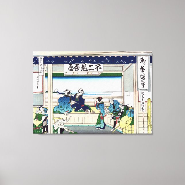 Toile Yoshida sur le Tokaido (Recto)