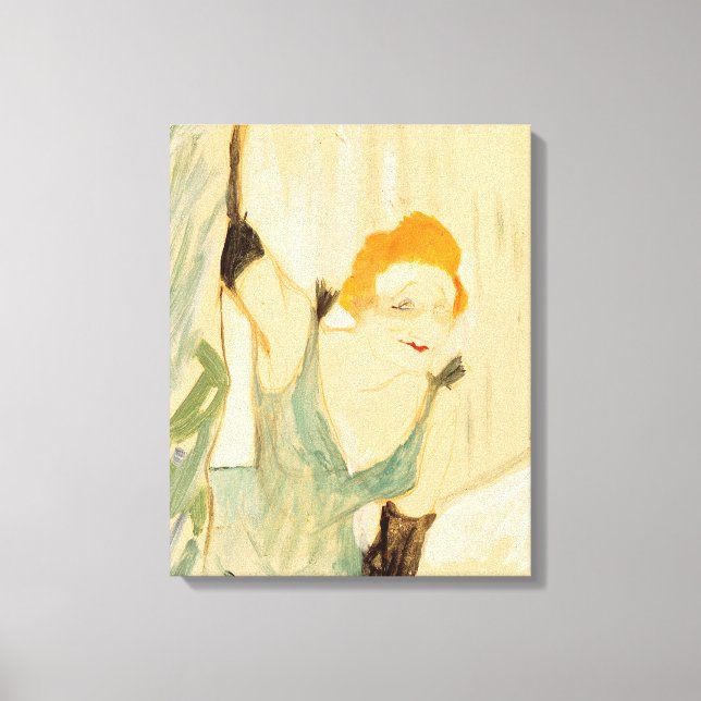 Toile Yvette Guilbert à l'appel du rideau, 1894 (Recto)