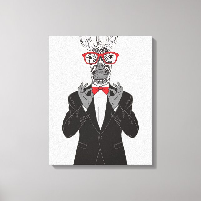 Toile Zebra Gentleman (Recto)