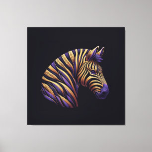 Toile Zebra Purple