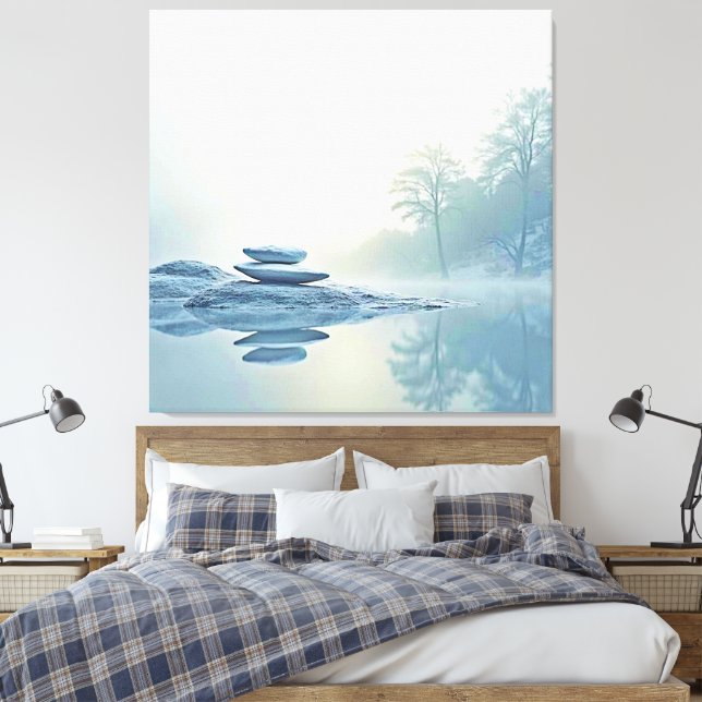 Toile Zen d'hiver : Bilan du lac Foggy (Insitu(Chambre))