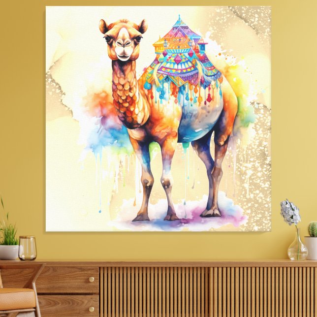 Toile *~* Zen Imaginaire CAMEL Rainbow Parties scintilla (Insitu(Salon))