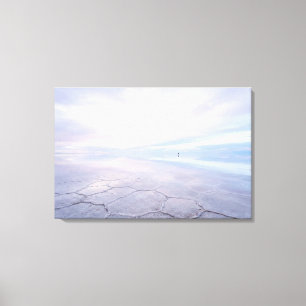 Toile ZENAH Salar de Uyuni 'Miroir Infini' Nuage