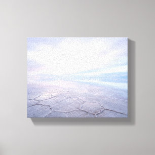Toile ZENAH Salar de Uyuni 'Miroir Infini' Nuage