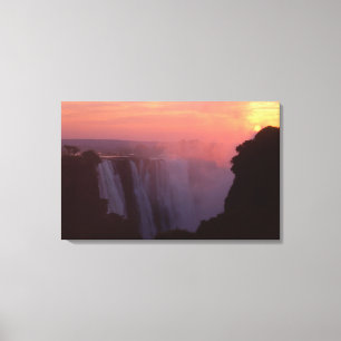 Toile Zimbabwe, Parc national des chutes Victoria. Brume