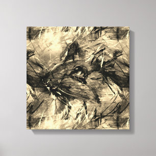 Toile Zodiac Anniversaire de l'année Abstraite du Rat P