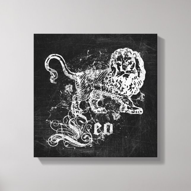 Toile Zodiac Vintage Leo (Recto)
