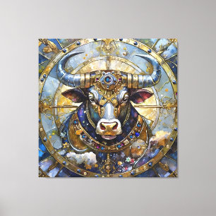 Toile Zodiaque - Taureau Le Taureau