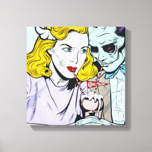 Toile zombie coup d'amour