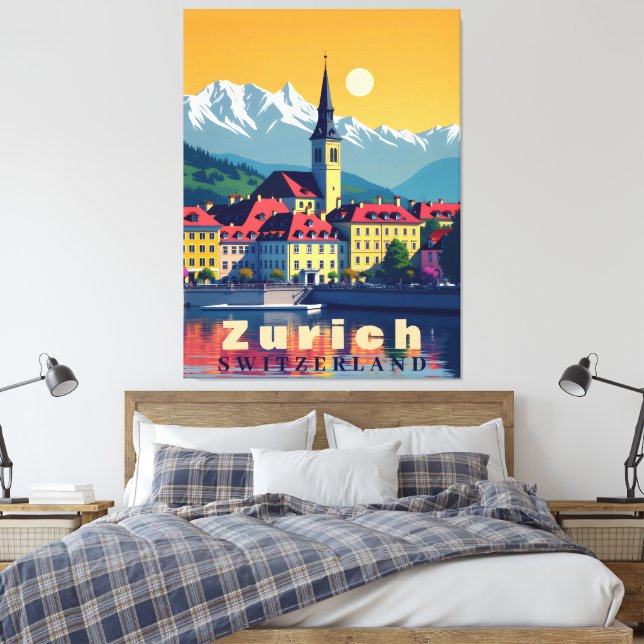 Toile Zurich Suisse Travel (Insitu(Chambre))