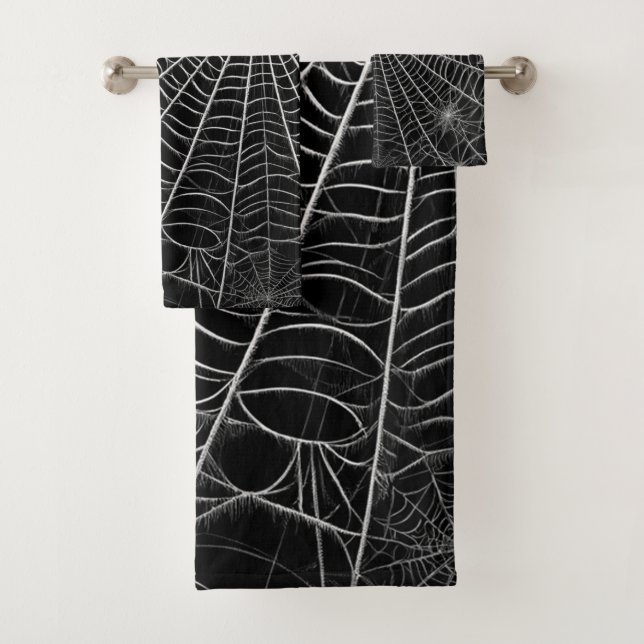 Toiles d'araignée noires et blanches Toile d'araig (En situation)