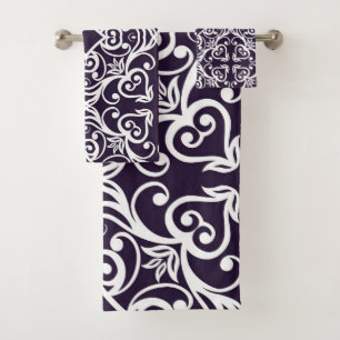 TOILETTE DE SALLE DE BAINS DE STYLE ABSTRAIT NOIR
