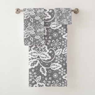 TOILETTE DE SALLE DE BAINS EN LACE BLANCHE DE LUXE