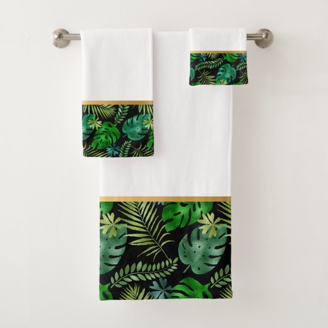 TOILETTE EN NOIR EMERALD TROPICAL GOLD (En situation)