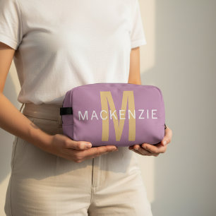 Toilette Trousse de Maquillage Personnalisée avec Monogramm